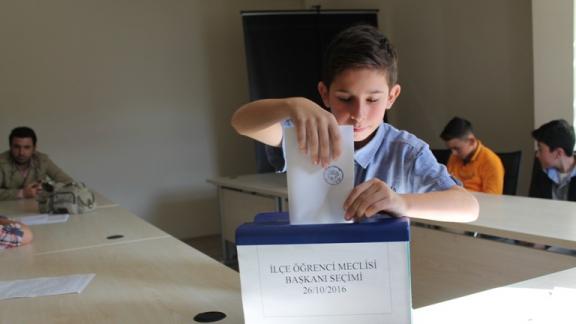 İlçe Öğrenci Meclisi Başkanı Seçimi Yapıldı.